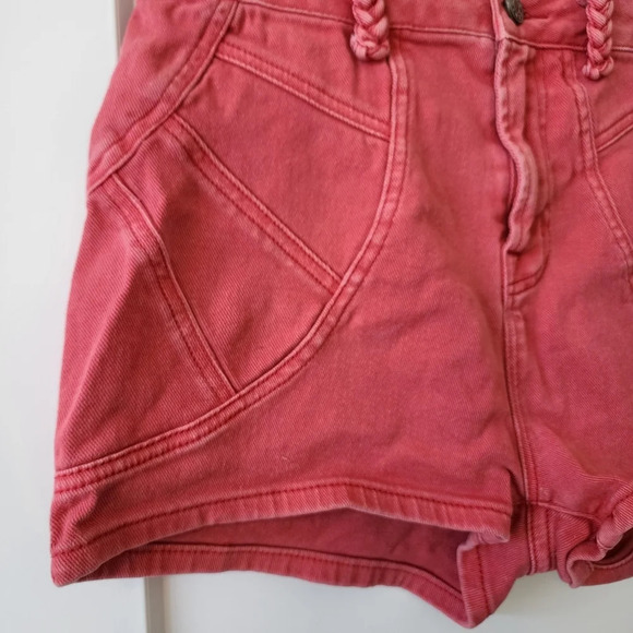 BDG coral denim shorts - Picture 6 of 14